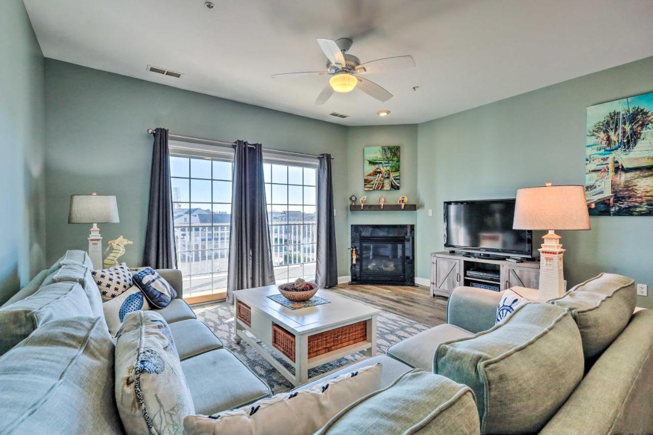 Downtown Ocean City Condo Balcony With Inlet View Buitenkant foto