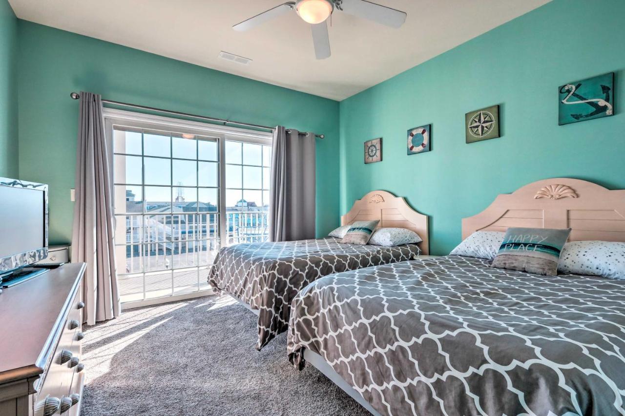Downtown Ocean City Condo Balcony With Inlet View Buitenkant foto